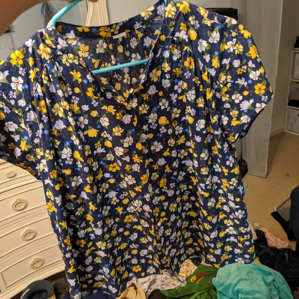 Old Navy floral button up